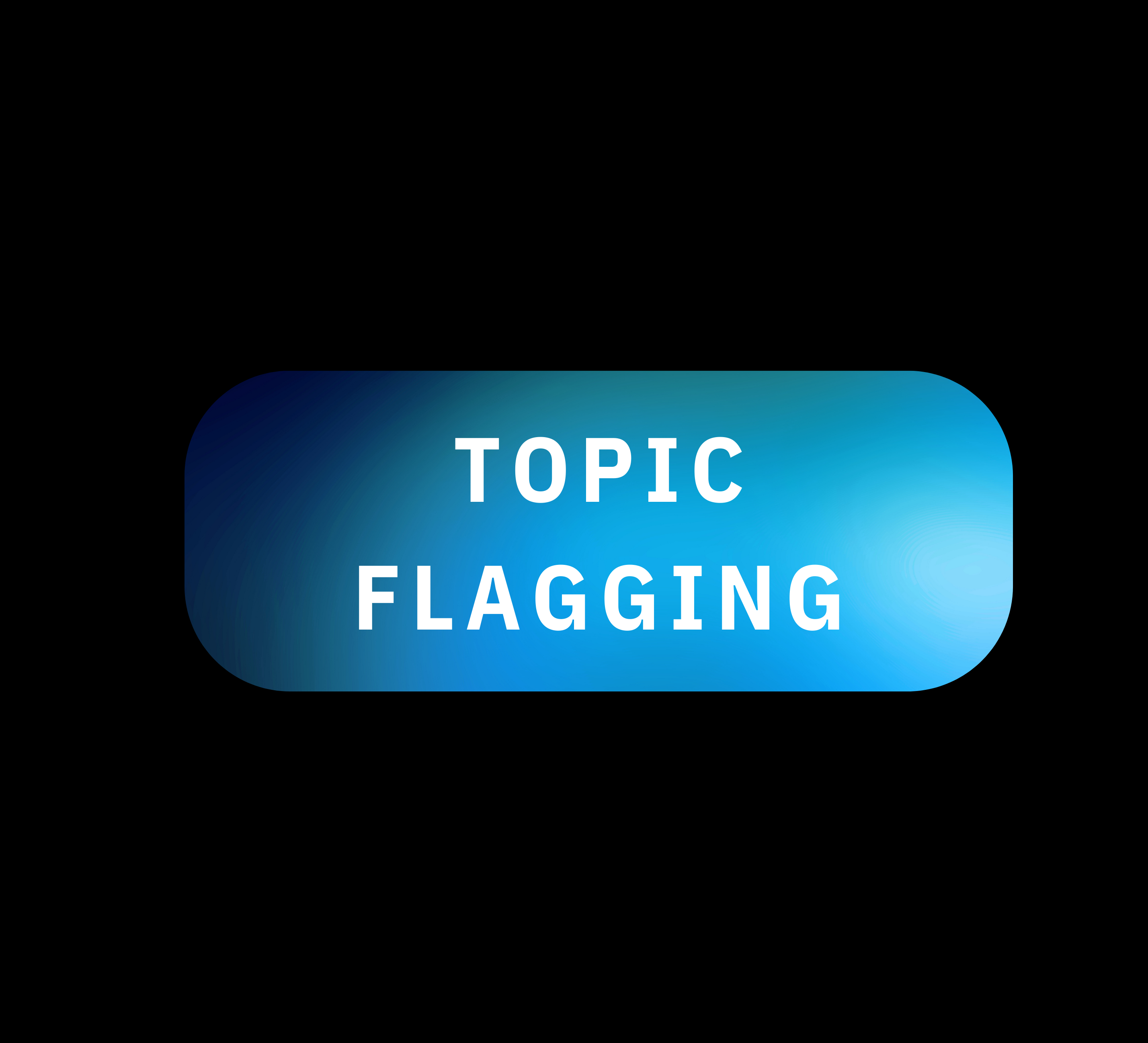High-accuracy topic flagging